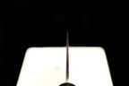 Gesshin Ajikataya 180mm White #2 Kurouchi Wa-Santoku (No Saya)