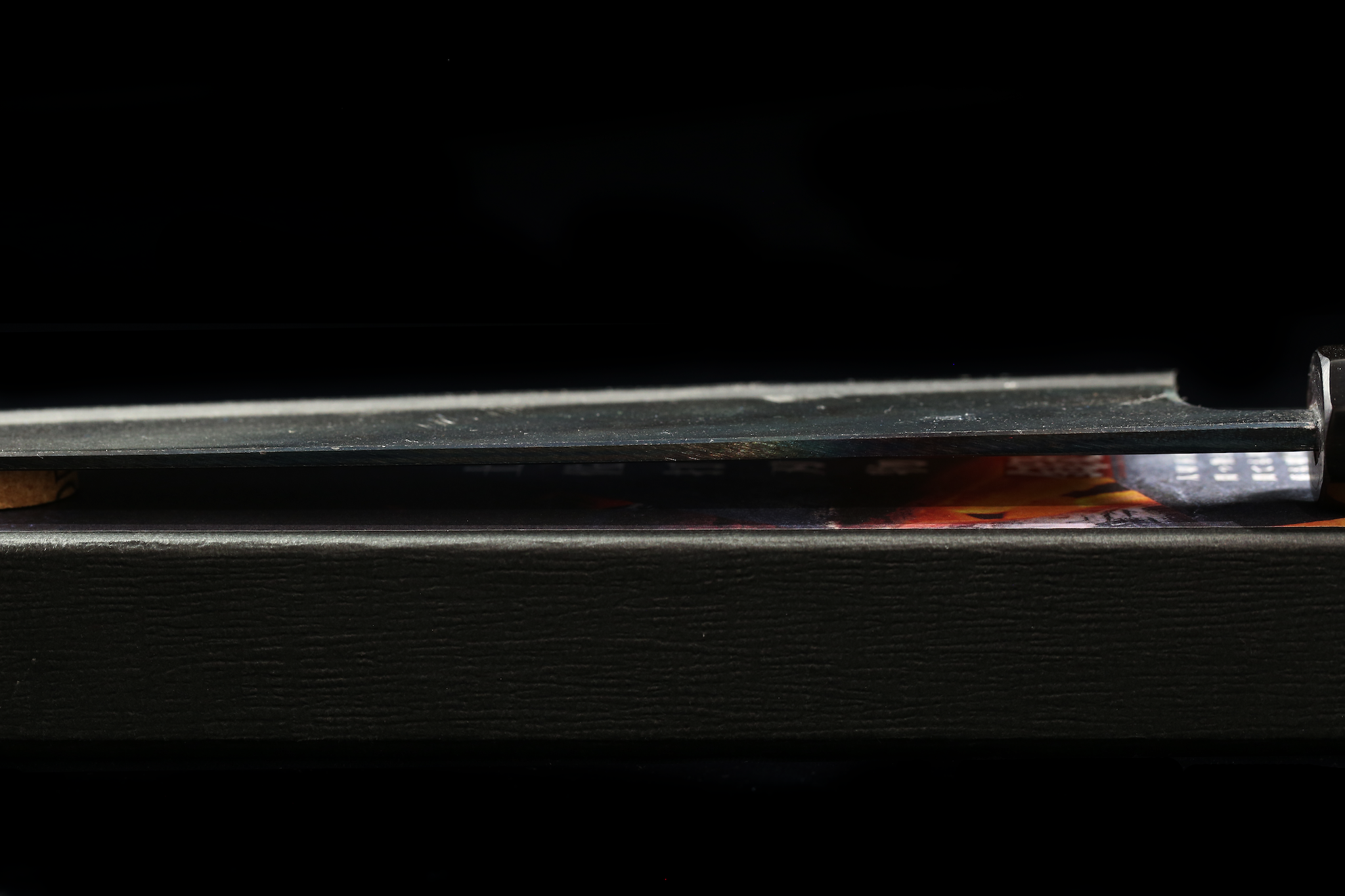 Zakuri 210mm Blue #1 Kurouchi Wa-Gyuto (Ebony Handle)