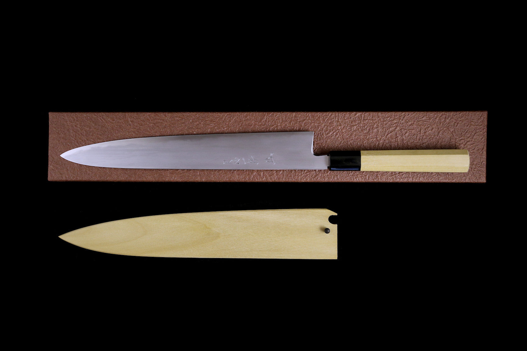 Gesshin Ittetsu 300mm Blue #2 Hon-Kasumi Wa-Sujihiki