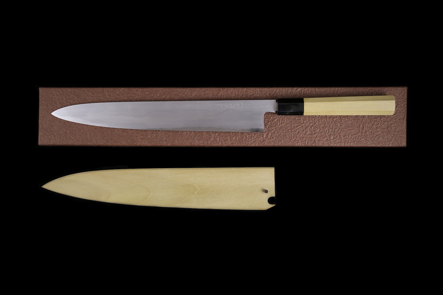 Gesshin Ittetsu 300mm Blue #2 Hon-Kasumi Wa-Sujihiki