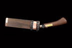 Gesshin Outdoor 210mm Blue #2 Kurouchi Koshi-Nata