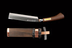 Gesshin Outdoor 210mm Blue #2 Kurouchi Koshi-Nata