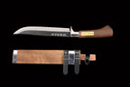 Gesshin Outdoor 210mm Blue #2 Kurouchi Ken-Nata