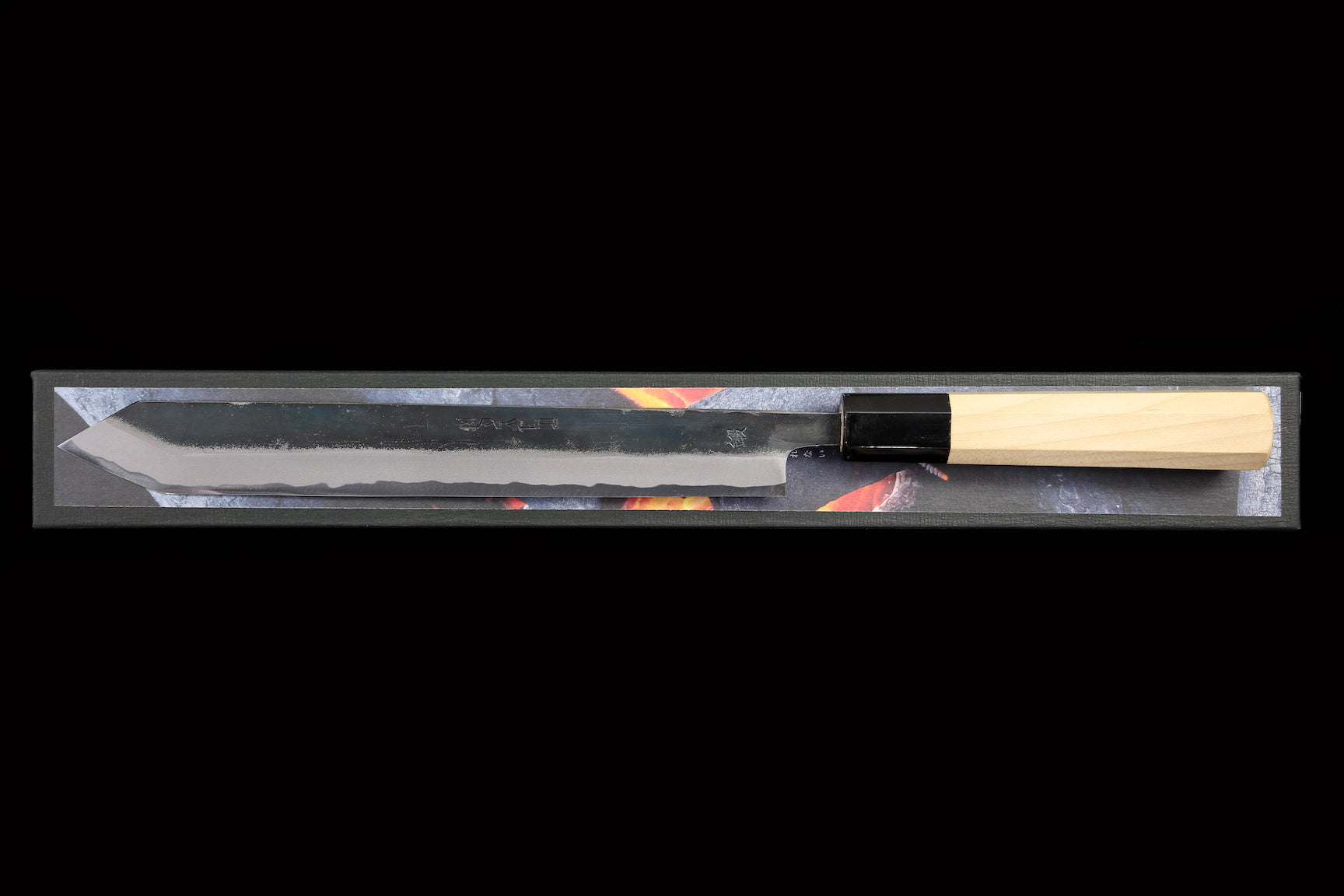 Zakuri 240mm Blue #1 Kurouchi Katsuo Bocho