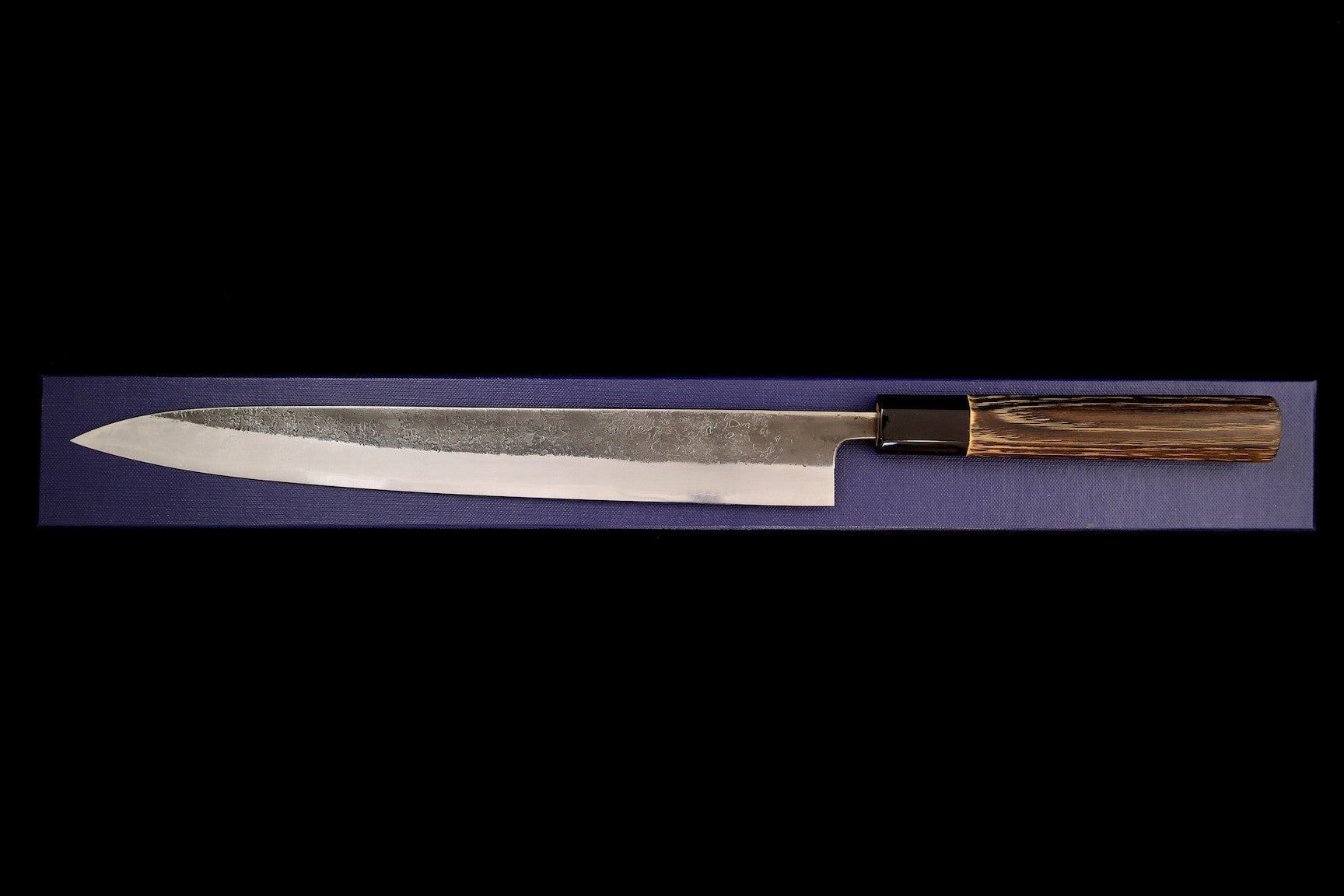 Kochi 270mm Kurouchi Stainless Clad Carbon Wa-Sujihiki