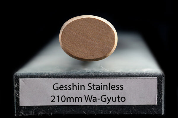 Gesshin Stainless 210mm Wa-Gyuto