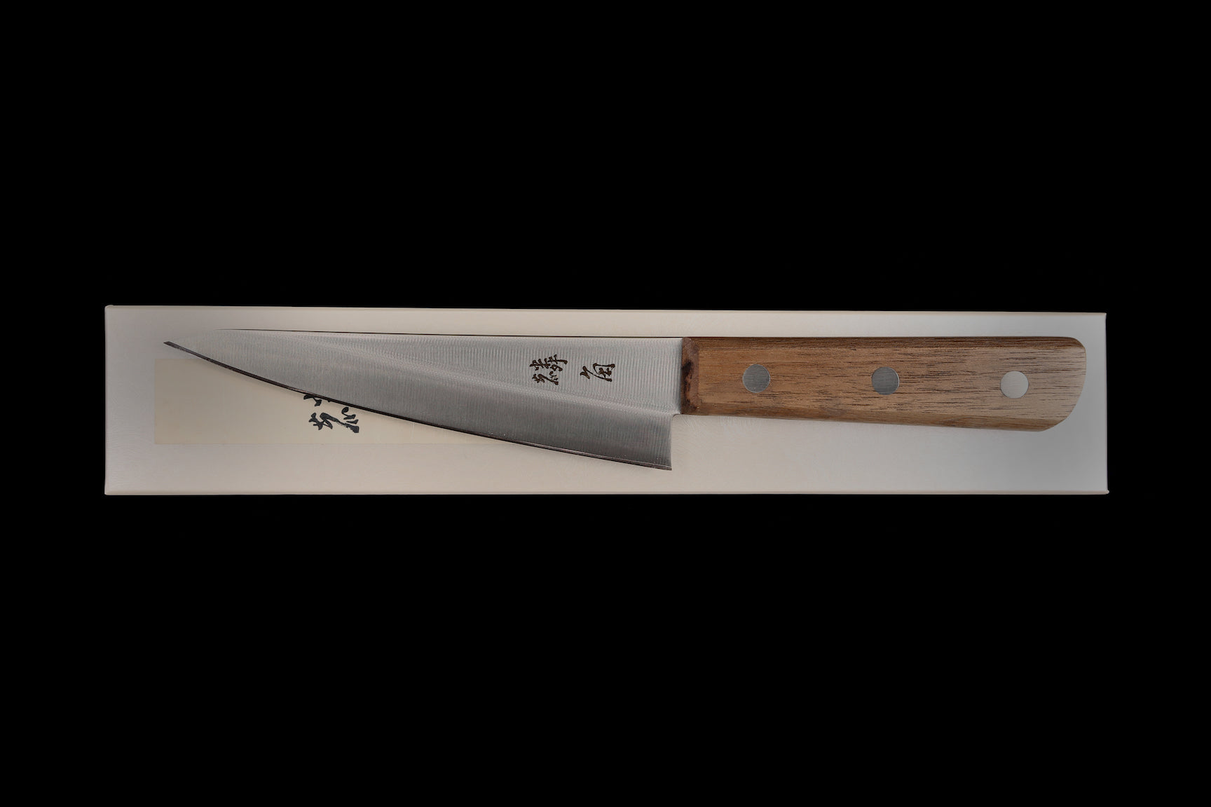 Rinkaku 150mm Left Handed Semi-Stainless Honesuki - Japanese Knife