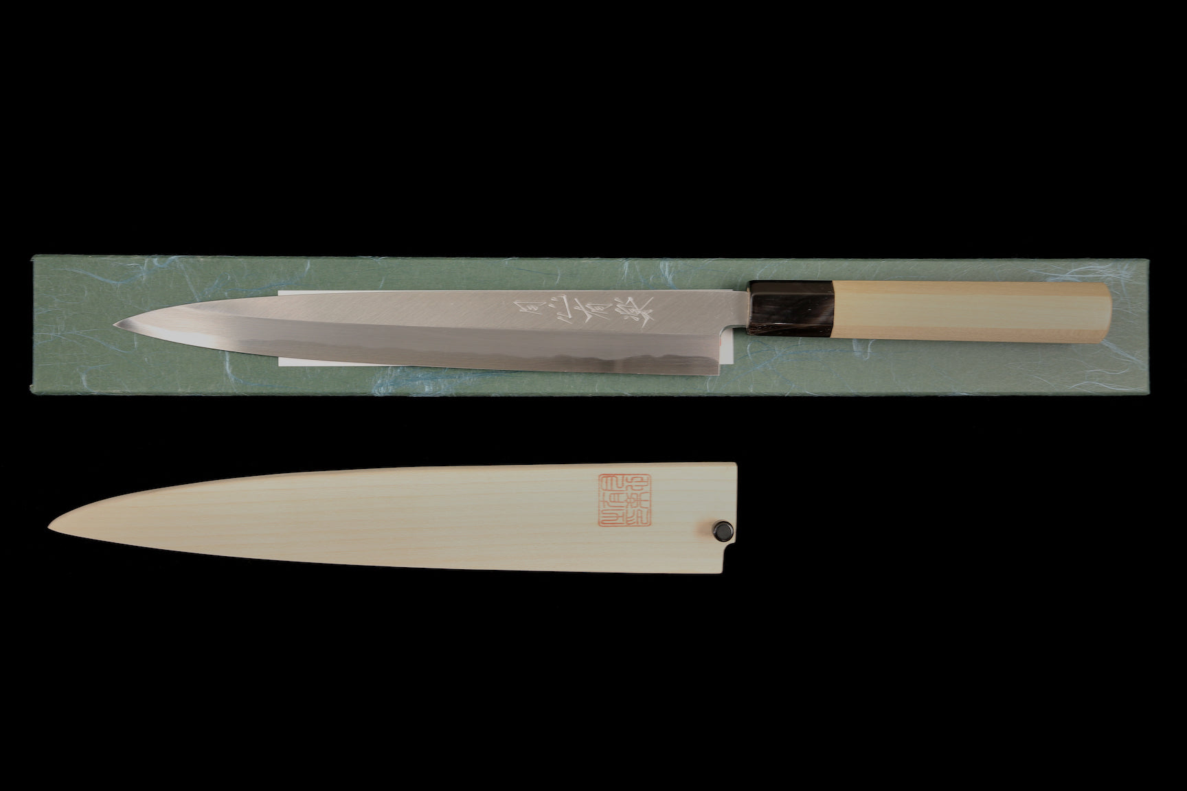 Gesshin Uraku 240mm White #2 Left-Handed Yanagiba