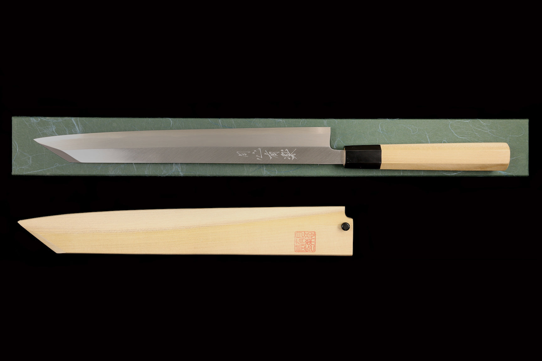 Gesshin Uraku 300mm White #2 Kiritsuke Yanagiba
