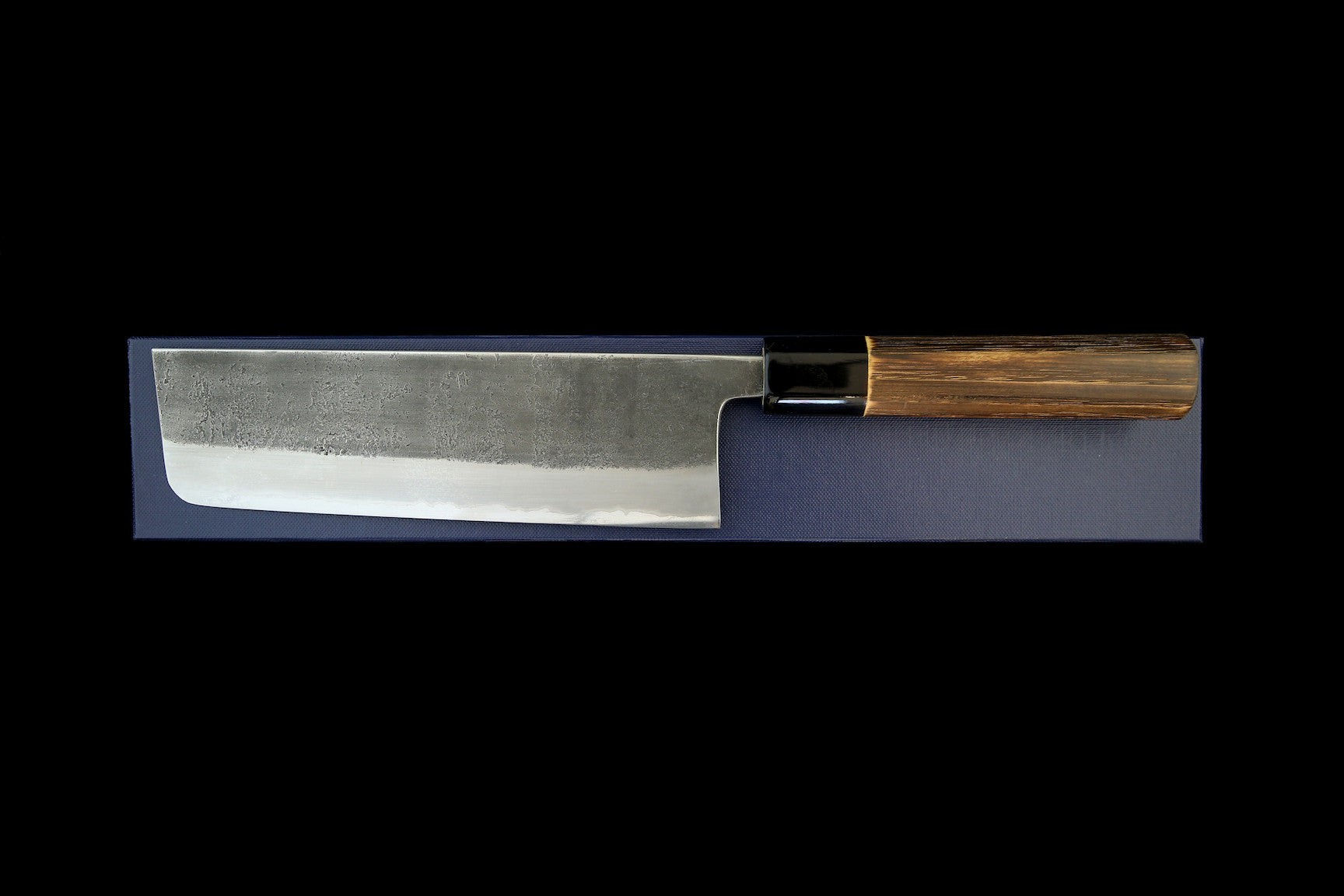 Kochi 180mm Kurouchi Stainless Clad Carbon Nakiri