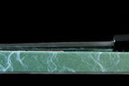 Gesshin Uraku 270mm White #2 Yanagiba with Red Lacquerware Handle and Saya