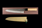 Yoshimi Echizen 210mm Stainless Clad Blue Super Kurouchi Wa-Gyuto