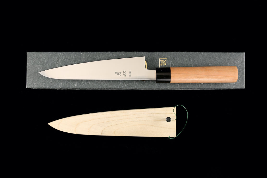 Gesshin Stainless 150mm Wa-Petty and 240mm Gyuto Set