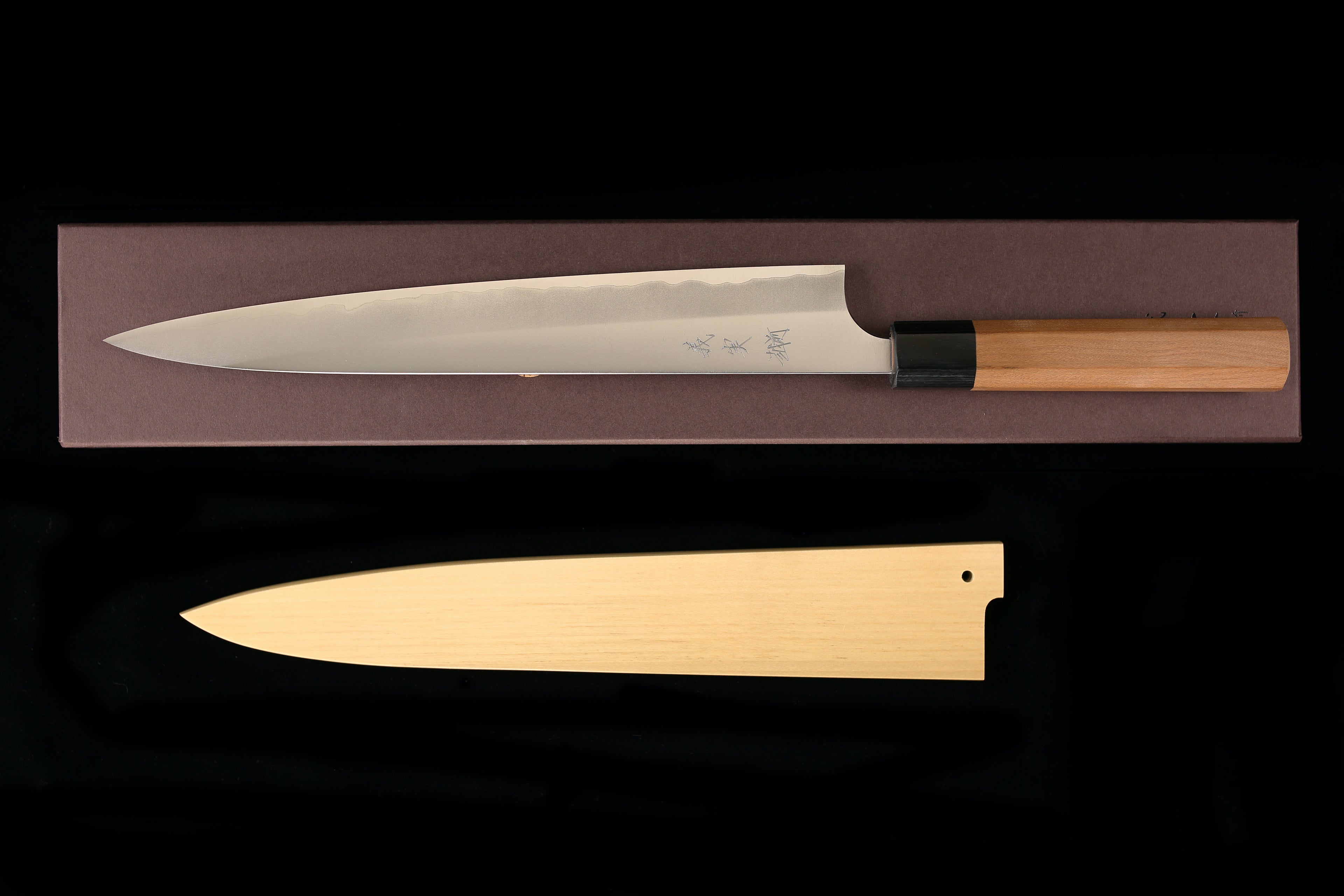 Yoshimi Echizen 270mm Stainless Clad White #2 Migaki Wa-Sujihiki