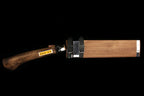 Gesshin Outdoor 240mm Blue #2 Kurouchi Koshi-Nata with Dragon Engraving