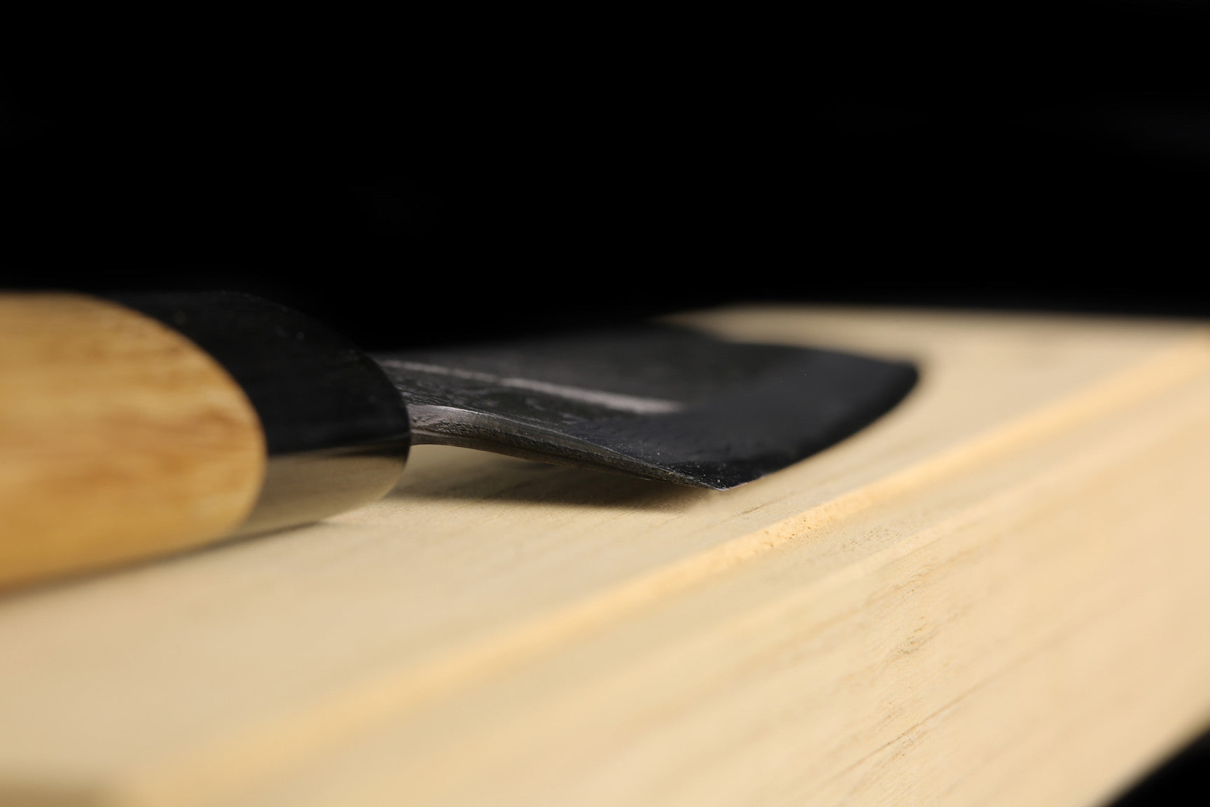 Tsukasa 150mm White Steel Unryu Kurouchi Damascus Wa-Petty