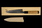 Tsukasa 150mm White Steel Unryu Kurouchi Damascus Wa-Petty