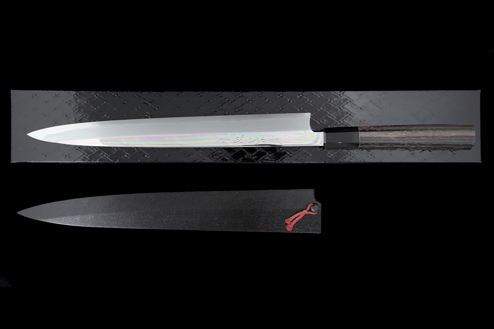 Gesshin Kagekiyo 300mm White #1 Yanagiba with Ebony Handle