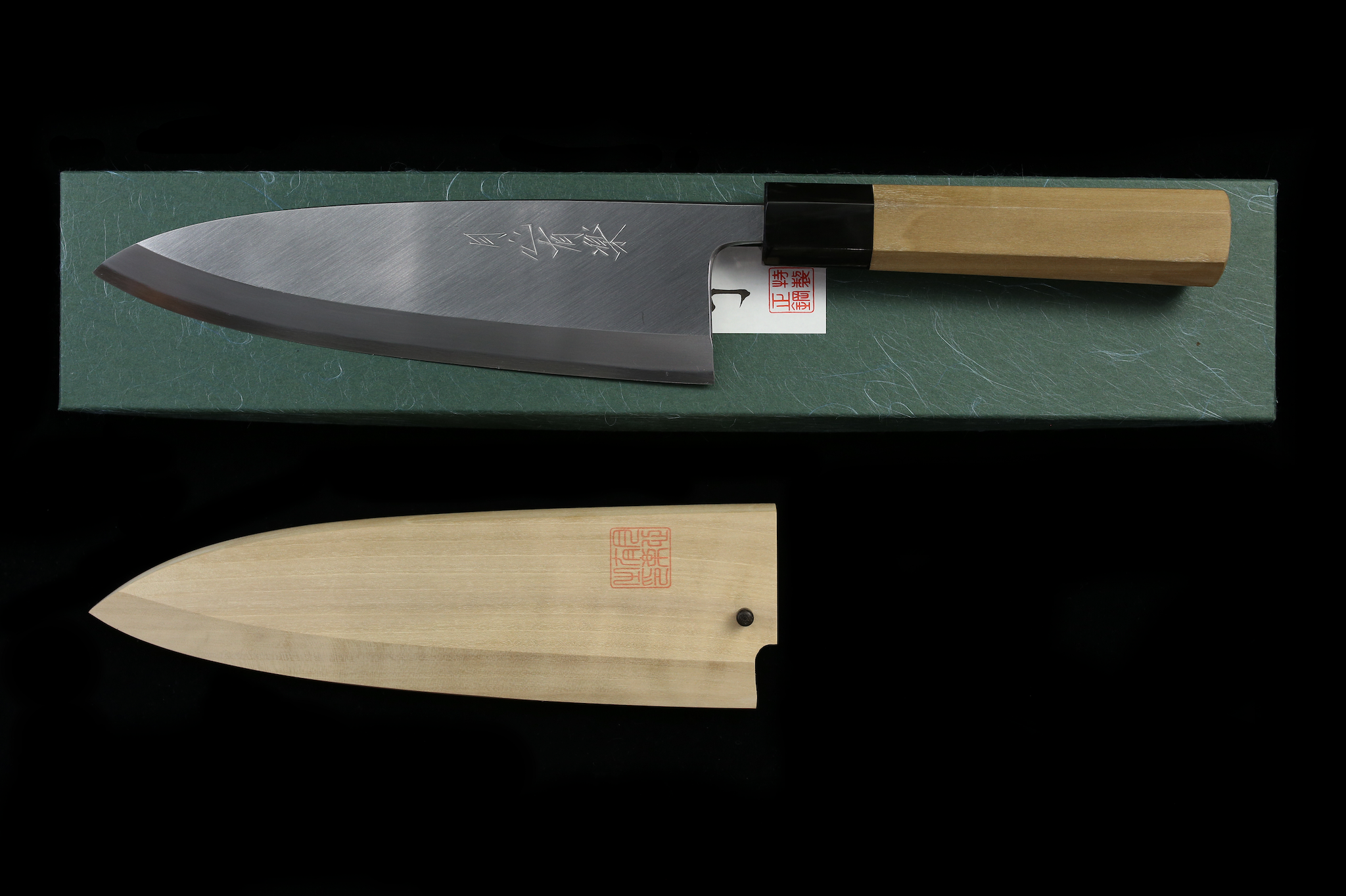 Gesshin Uraku 210mm White #2 Left-Handed Deba