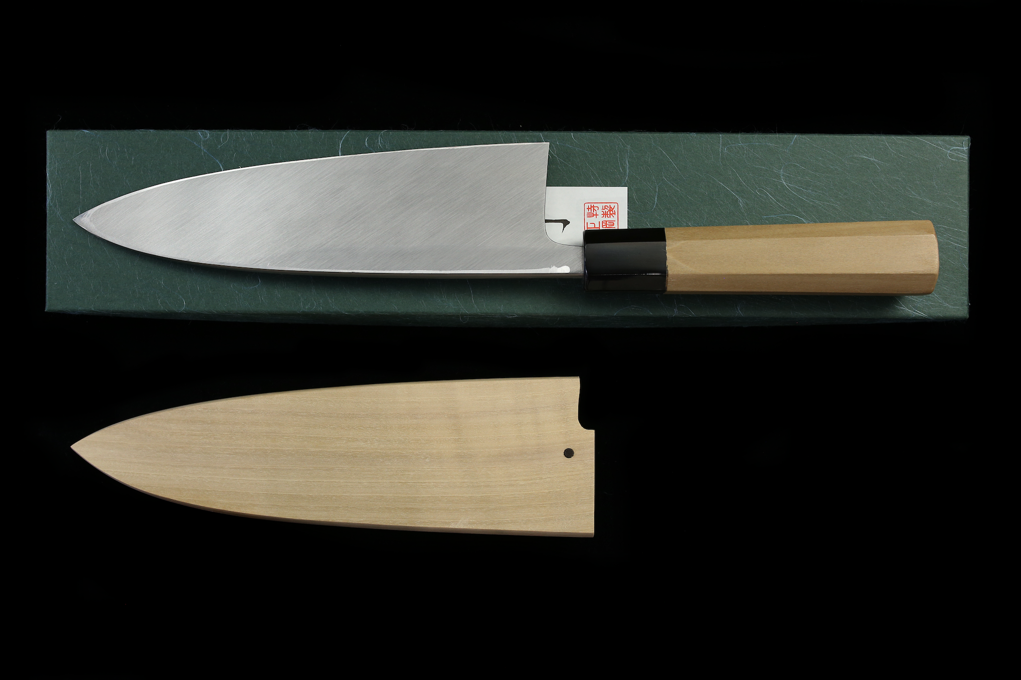 Gesshin Uraku 210mm White #2 Left-Handed Deba