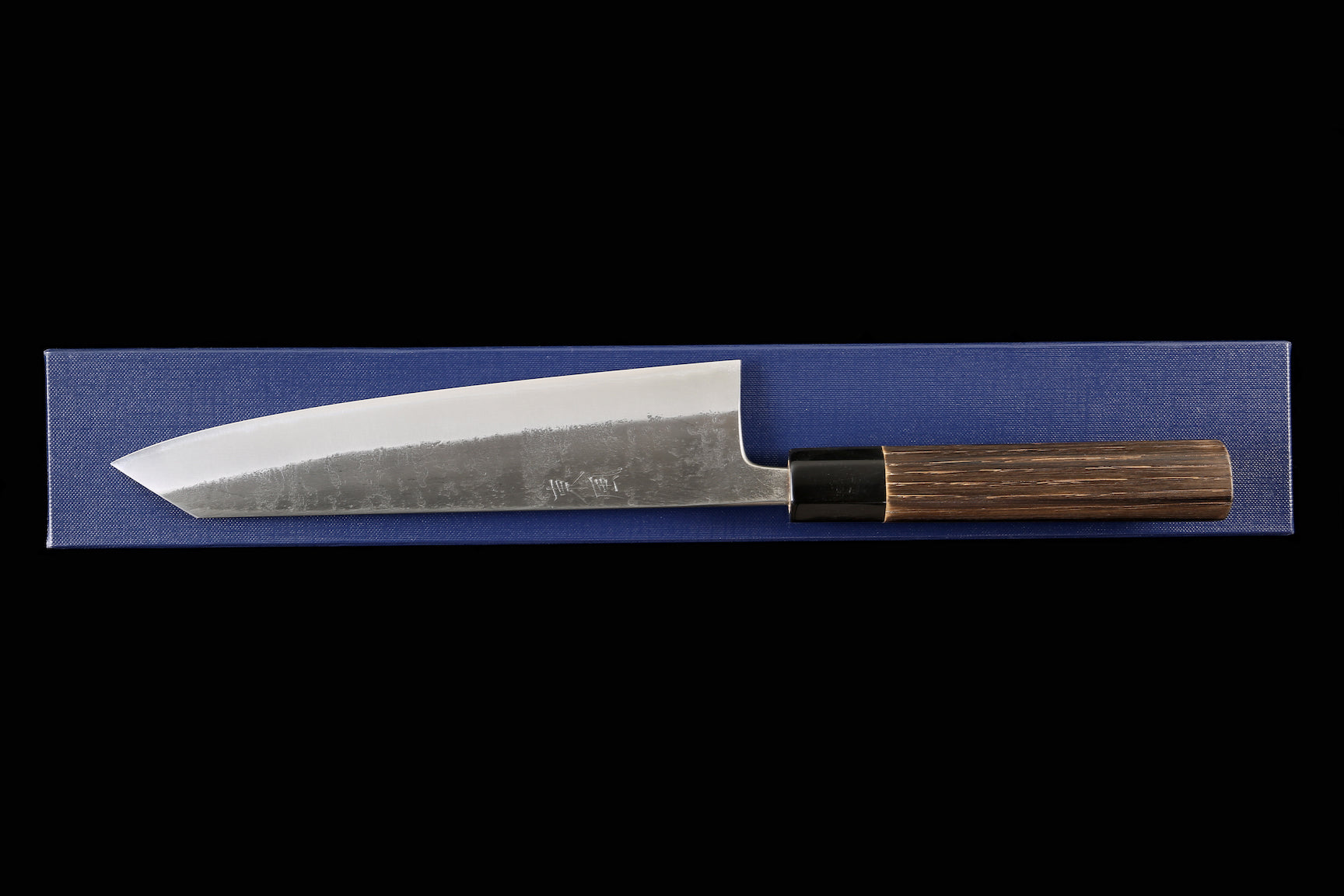 Kochi 210mm Kurouchi Stainless Clad Carbon Kiritsuke Wa-Gyuto