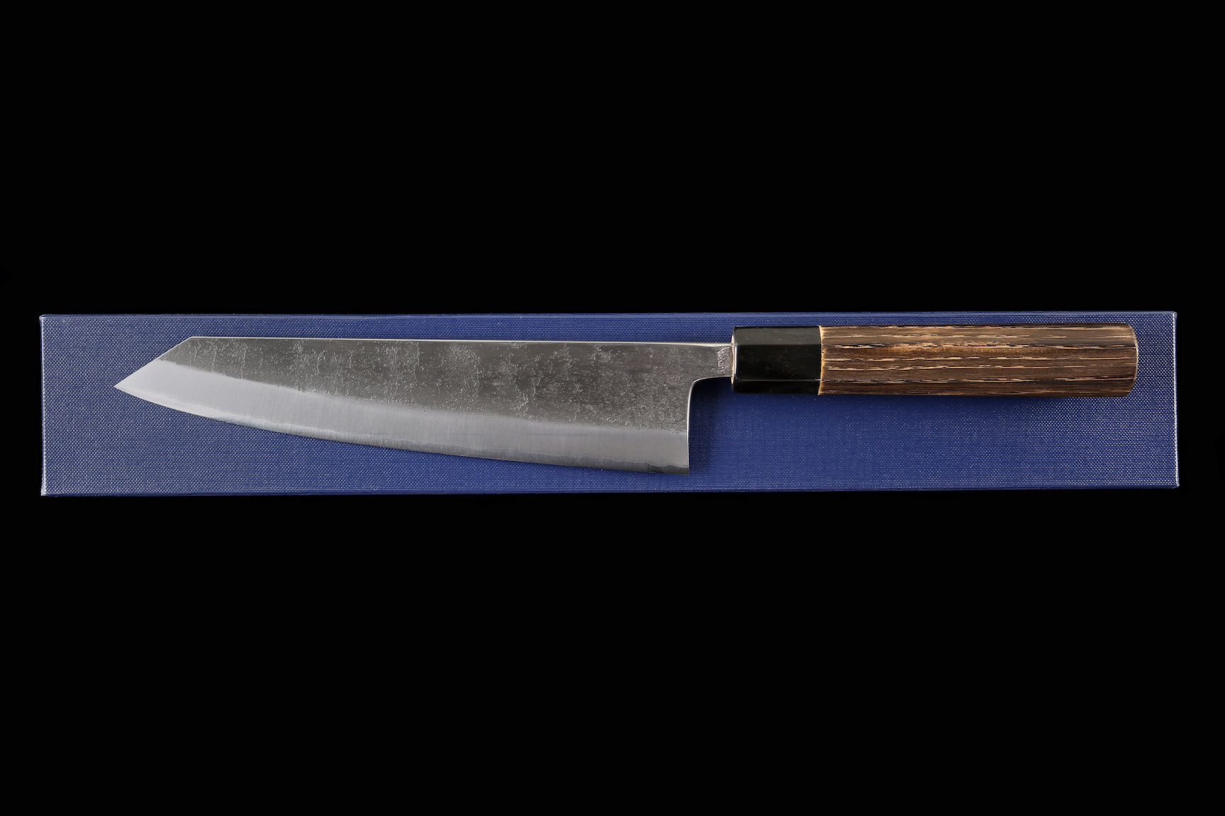 Kochi 210mm Kurouchi Stainless Clad Carbon Kiritsuke Wa-Gyuto