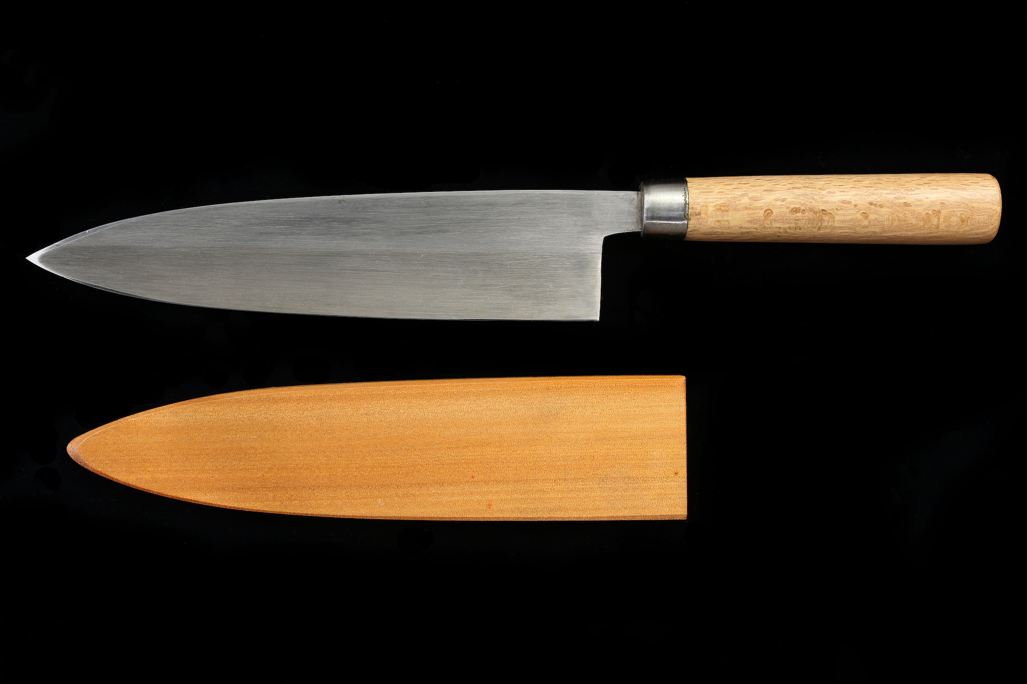 Jin 237mm High Speed Steel Mioroshi Deba with Saya MD-48