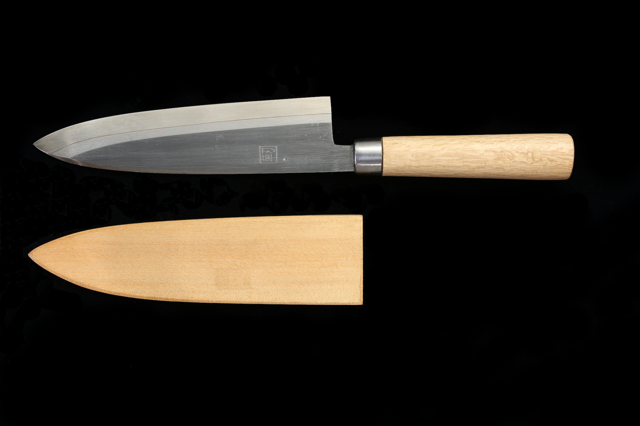 Jin 200mm High Speed Steel Mioroshi Deba with Saya MD-36