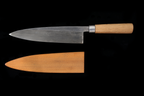 Jin 220mm High Speed Steel Mioroshi Deba with Saya MD-47