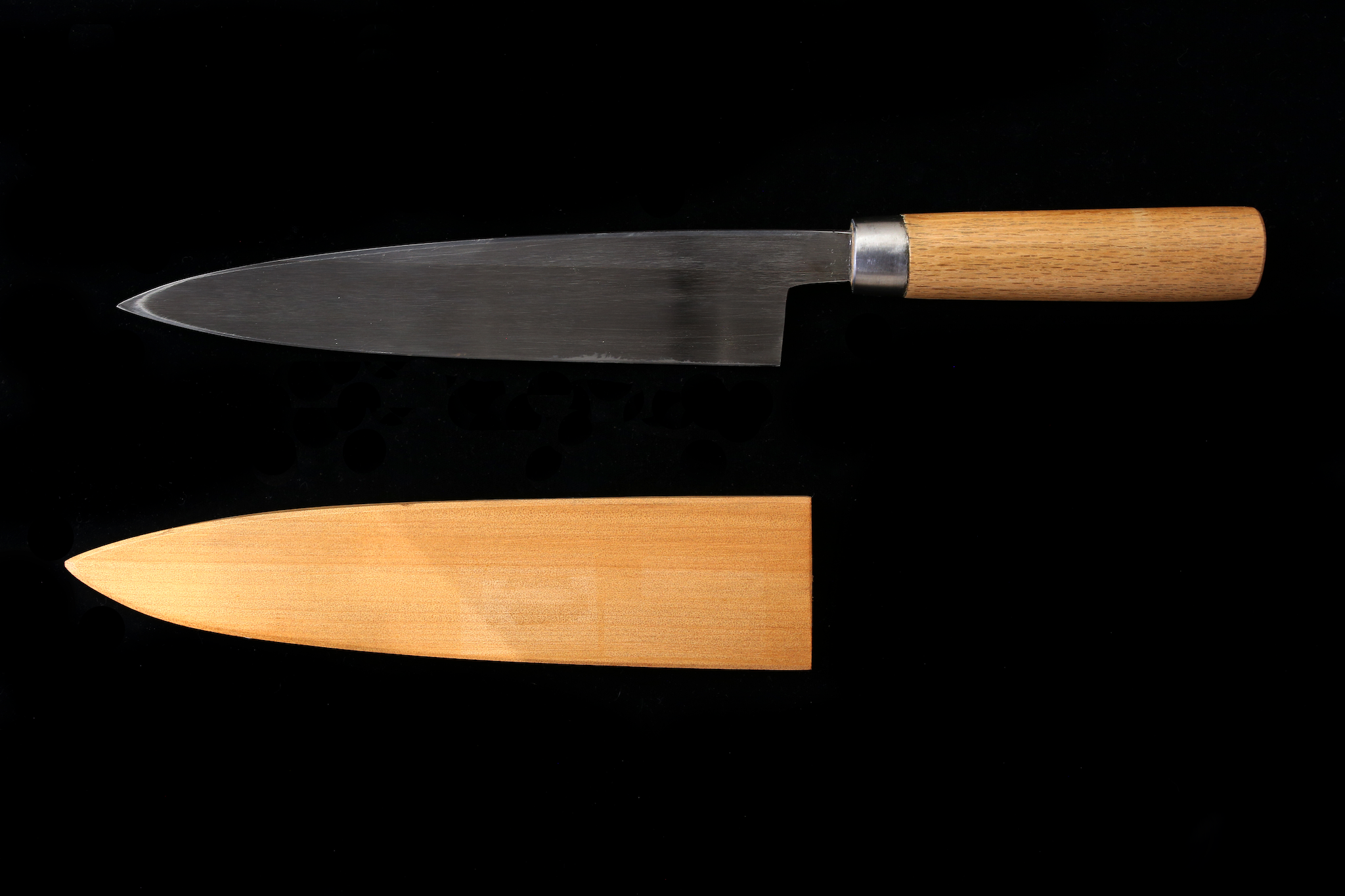 Jin 210mm High Speed Steel Mioroshi Deba with Saya MD-29