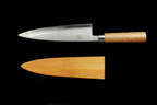 Jin 212mm High Speed Steel Mioroshi Deba with Saya MD-45