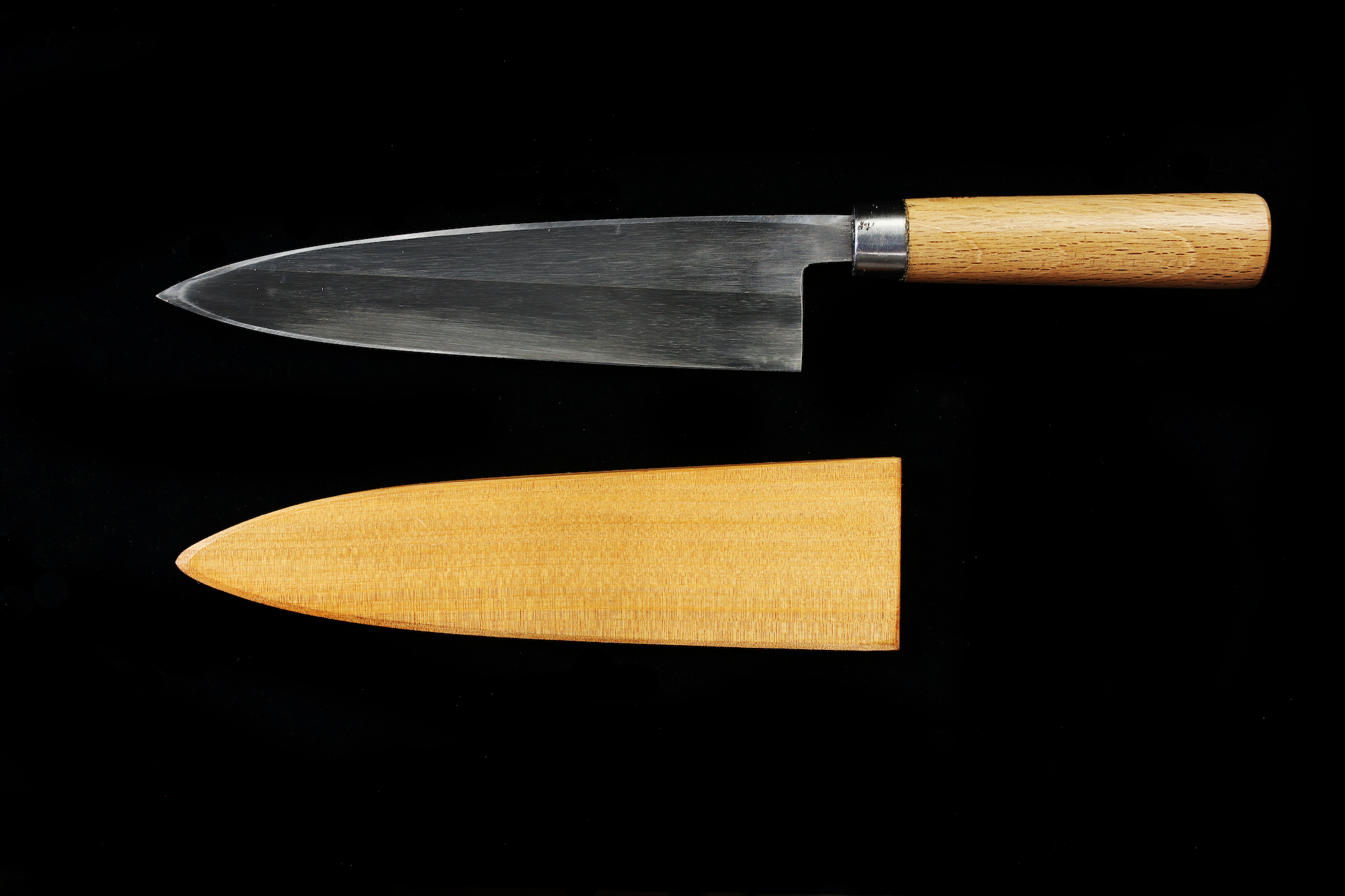 Jin 212mm High Speed Steel Mioroshi Deba with Saya MD-45
