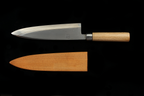 Jin 218mm High Speed Steel Mioroshi Deba with Saya MD-40
