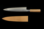 Jin 237mm High Speed Steel Mioroshi Deba with Saya MD-41
