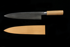 Jin 237mm High Speed Steel Mioroshi Deba with Saya MD-41