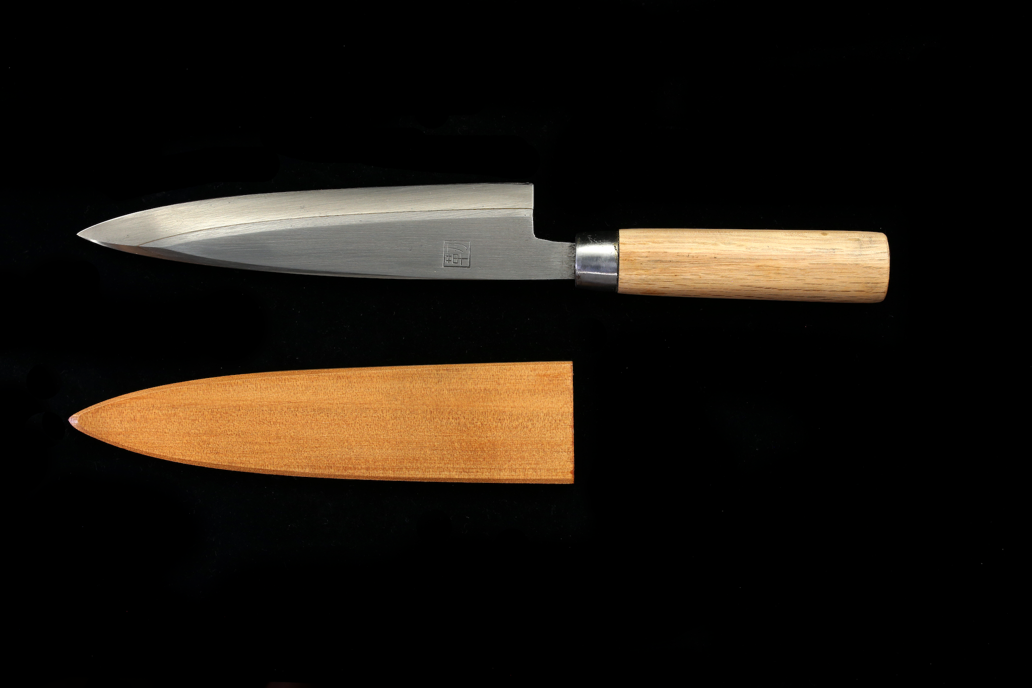 Jin 200mm High Speed Steel Mioroshi Deba with Saya MD-32