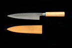 Jin 200mm High Speed Steel Mioroshi Deba with Saya MD-32