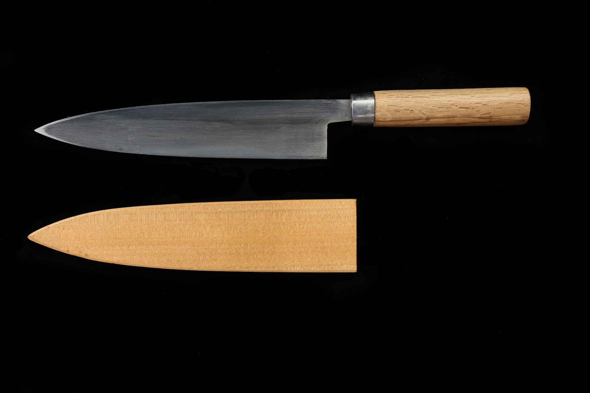 Jin 208mm High Speed Steel Mioroshi Deba with Saya MD-34