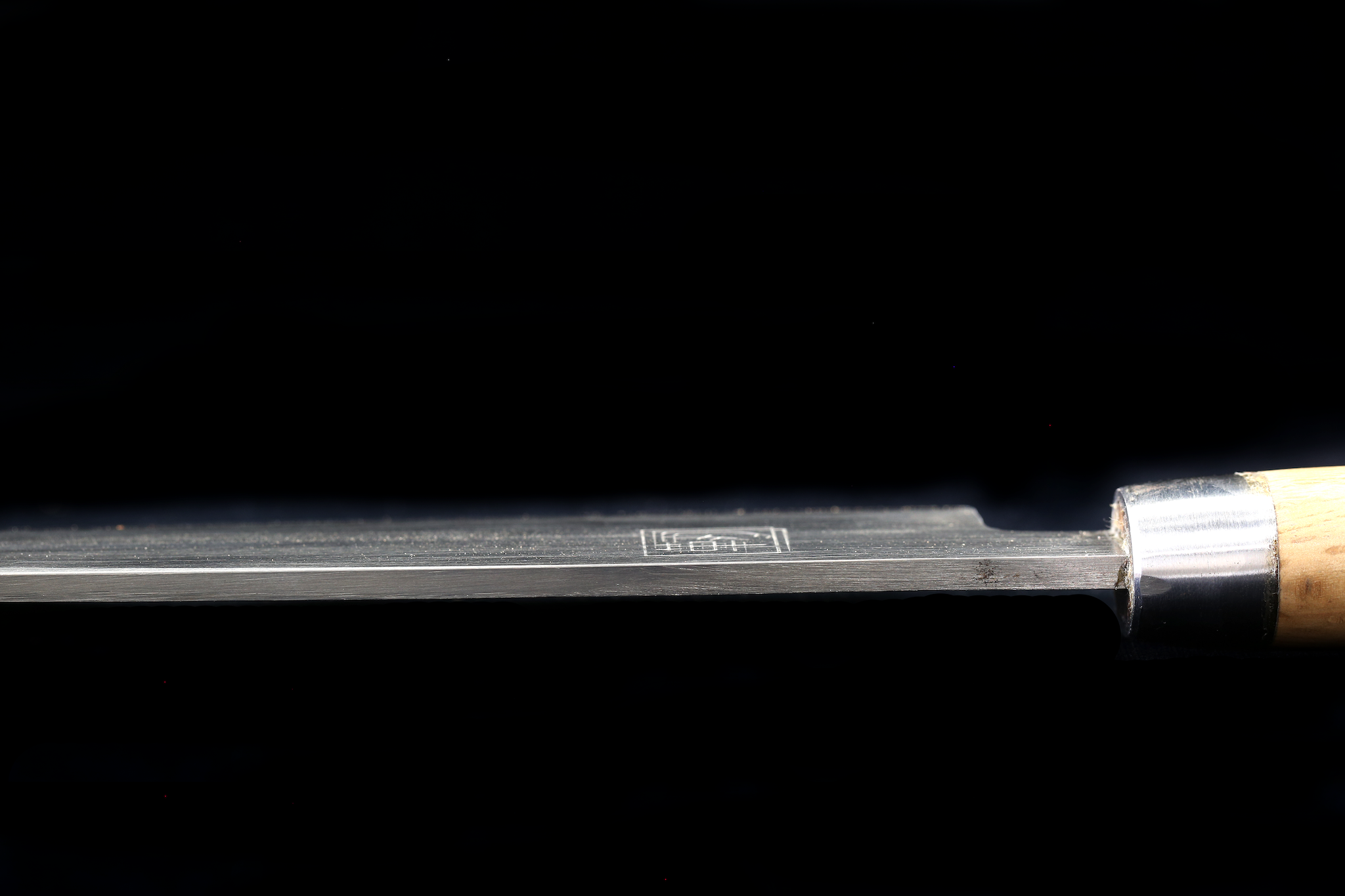Jin 220mm High Speed Steel Deba with Saya D-22