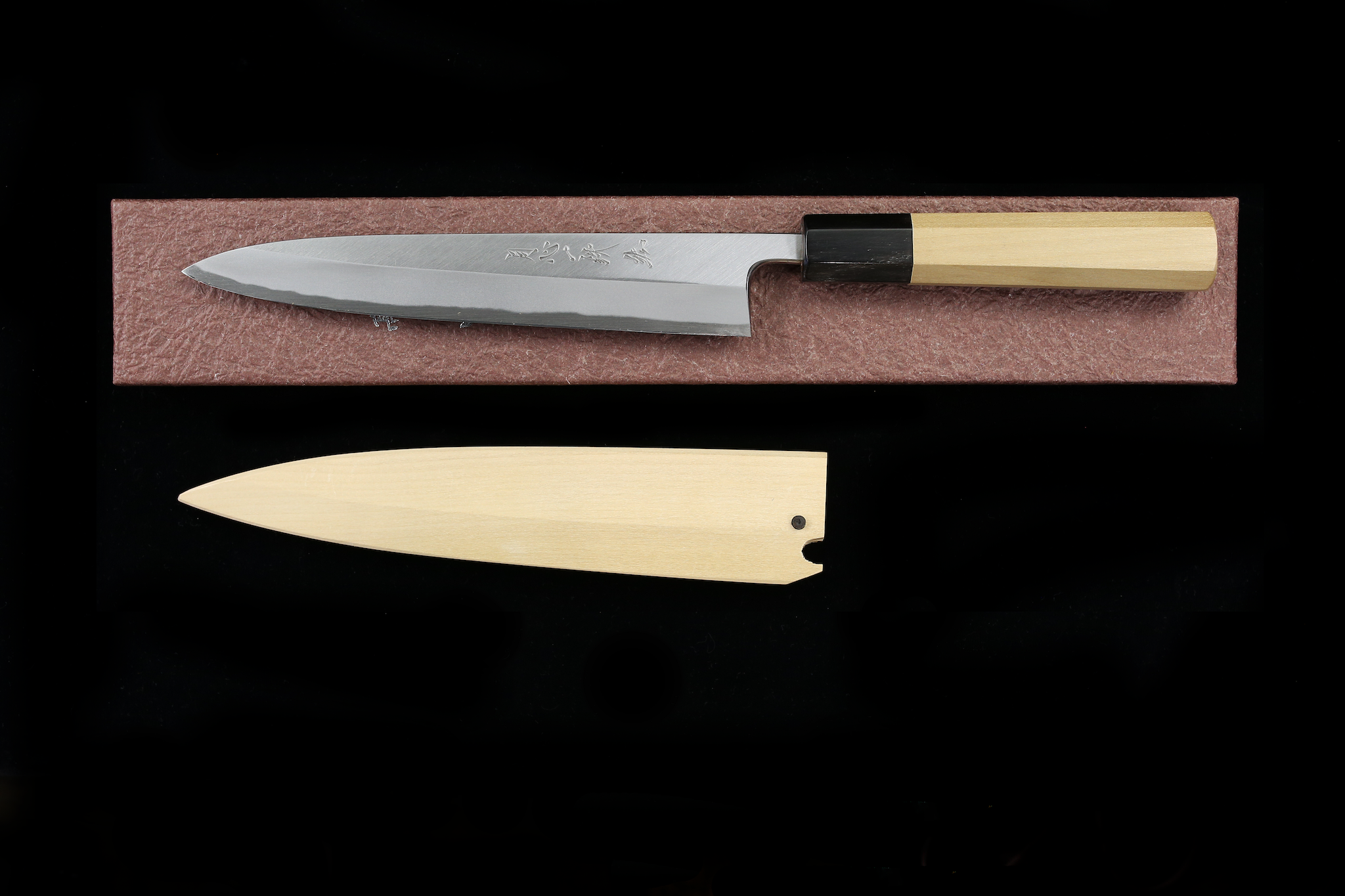 Gesshin Ittetsu 180mm White #2 Hon-Kasumi Single Bevel Left-Handed Wa-Petty