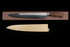Gesshin Ittetsu 270mm White #2 Honyaki Sujihiki with Desert Ironwood Handle
