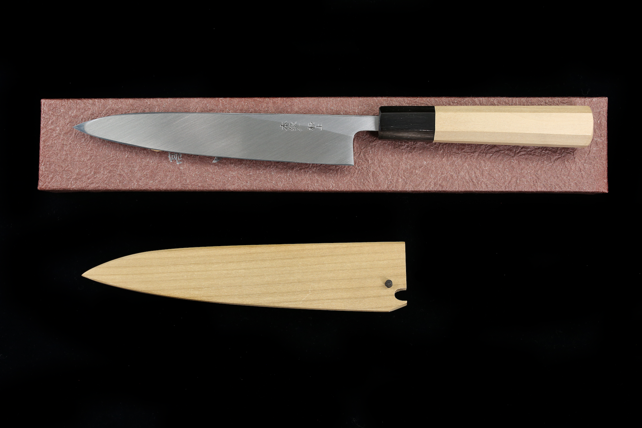 Gesshin Ittetsu 180mm White #2 Hon-Kasumi Single Bevel Wa-Petty