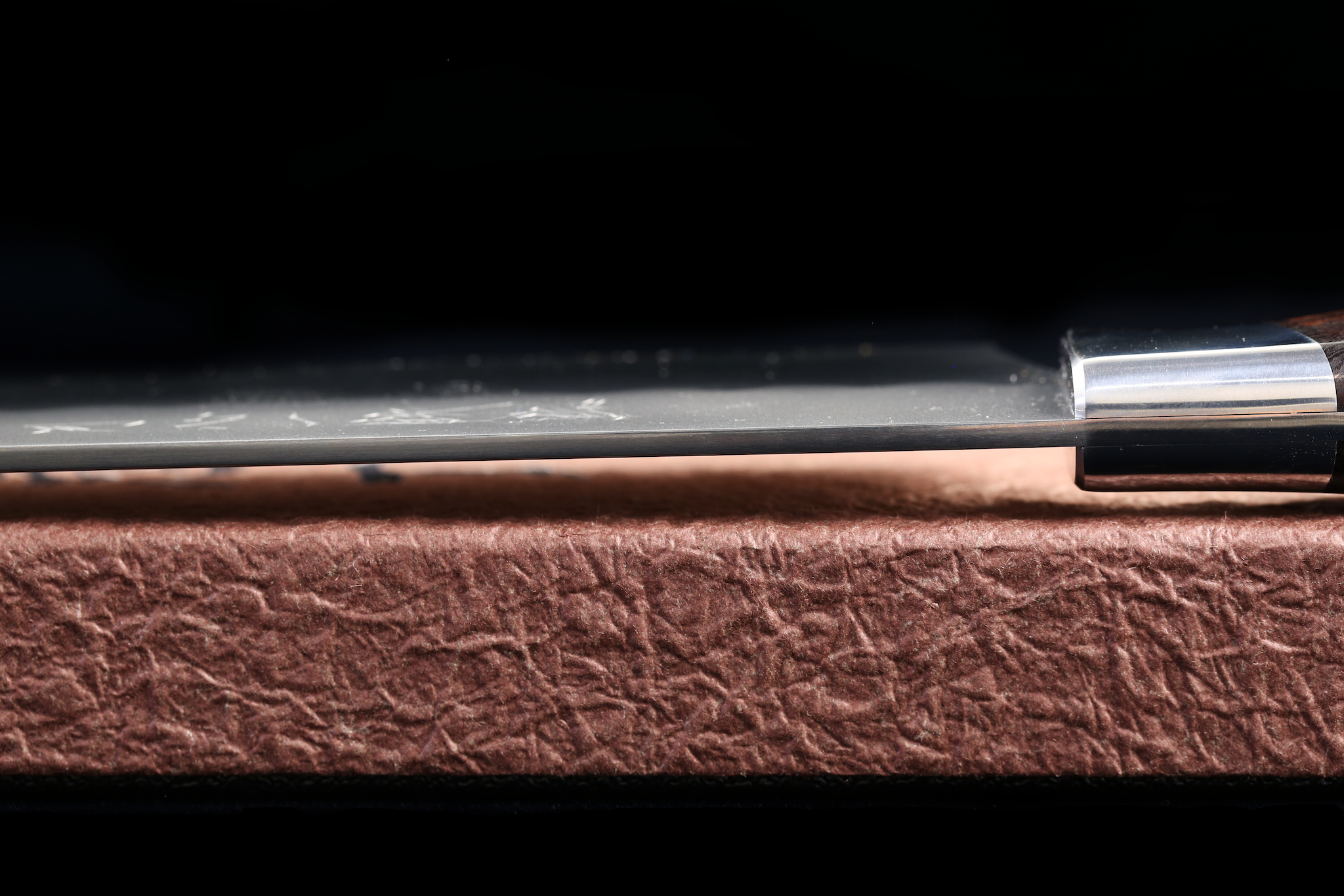 Gesshin Ittetsu 240mm White #2 Honyaki Gyuto with Desert Ironwood Handle