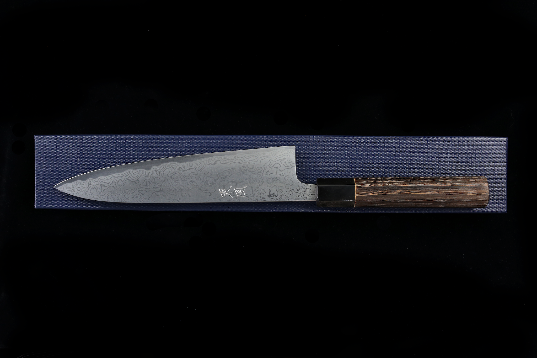 Kochi 210mm Migaki Damascus Wa-Gyuto