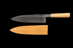 Jin 239mm High Speed Steel Deba with Saya D-19