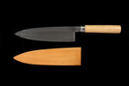 Jin 237mm High Speed Steel Deba with Saya D-18