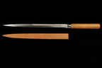 Jin 312mm High Speed Steel Yanagiba with Saya Y-62