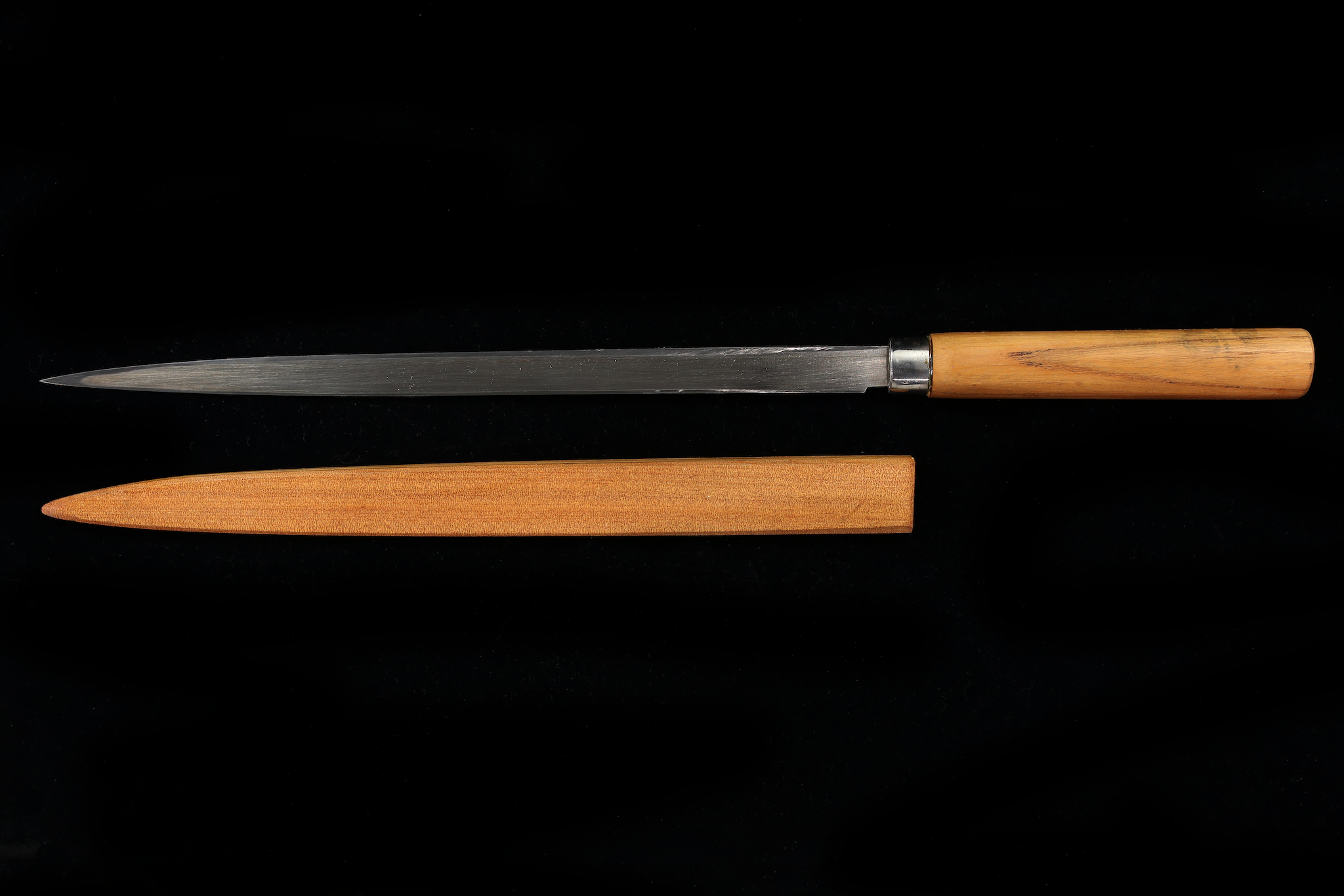 Jin 312mm High Speed Steel Yanagiba with Saya Y-62