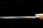 Jin 216mm High Speed Steel Deba with Saya D-21