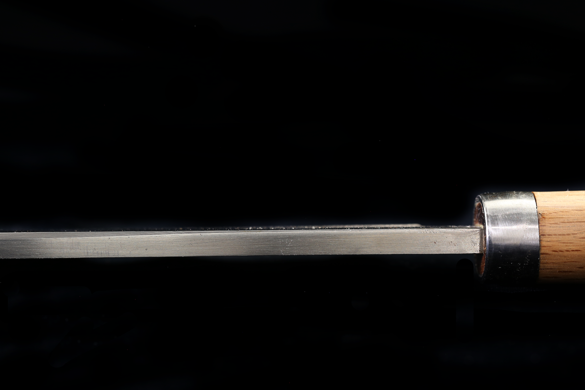 Jin 216mm High Speed Steel Deba with Saya D-21